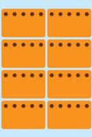 Etiket HERMA 3774 26x40mm diepvries oranje 48stuks - thumbnail
