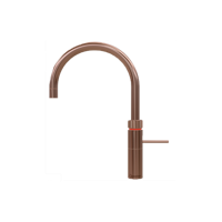 Quooker Fusion Round kokendwaterkraan - draaibare uitloop - PRO3 reservoir - Warm / kokend water - rosé koper 3FRRCO - thumbnail