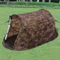 vidaXL Tent pop-up 2-persoons camouflage - thumbnail