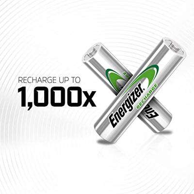 Energizer Accu Recharge Power Plus 700 mAh AAA HR3/4 oplaadbare batterij, 4 stuks - thumbnail