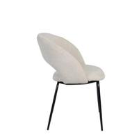 Giga Meubel - Eetkamerstoel Stof Beige - Zitdiepte 60cm - Julius - thumbnail