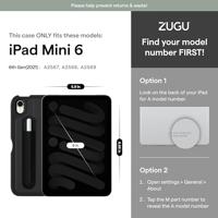 Zugu Case iPad mini (6th gen/A17Pro) - Black - thumbnail