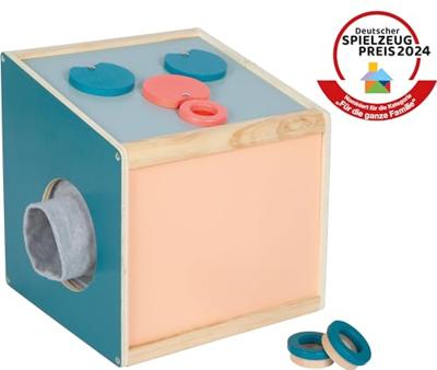 Small Foot - houten sensorische voeldoos met lenzen zintuiglijk