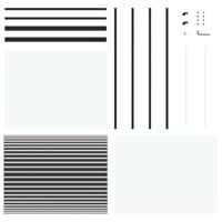 Schuifdeur Zwart 90 x 205 cm Gehard glas en Aluminium - thumbnail