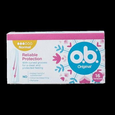 OB Tampons original normal 16 Stuks OB Tampons original normal 16 Stuks