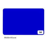 Fotokarton Folia 300gr 50x70cm 34 middenblauw | 10 stuks - thumbnail