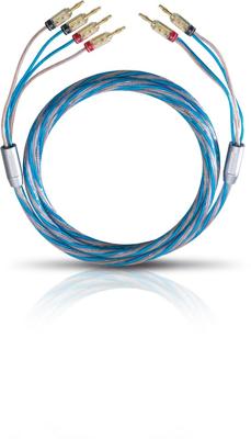 Oehlbach: LUIDSPREKERKABEL BI-WRING 2 X 2,5/2 X 4,0 MM² MET BANAANSTEKKER - 3 meter