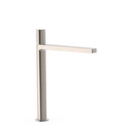 Wastafelmengkraan Tres Project 1-Knop Uitloop Recht 28.4 cm Rond RVS Tres - thumbnail