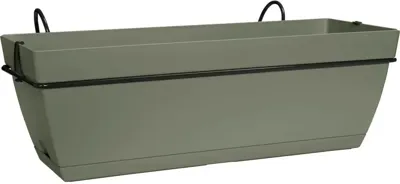 Easyday Hangende Balkonbak set L50 x B20 x H28 cm - Olijfgroen