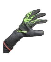 adidas Predator Pro Keepershandschoenen Zwart Donkergrijs Neongeel - thumbnail