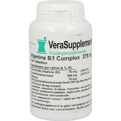 VeraSupplements Vitamine B3 Complex 375 mg Tabletten