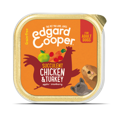 Hond kuipje kip box 150g Edgard & Cooper - Edgard en cooper