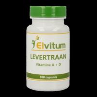 Elvitum Levertraan A D3 100 Capsules - thumbnail