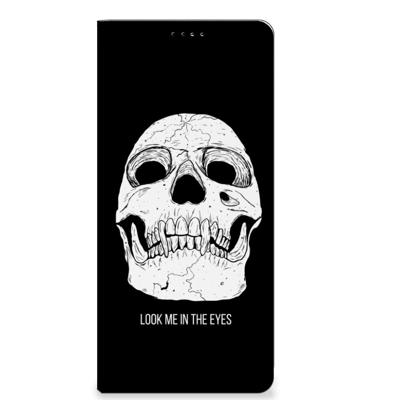 Mobiel BookCase OPPO X6 Pro Skull Eyes Mobiel BookCase OPPO X6 Pro Skull Eyes