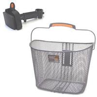 New Fietsmand toscane smartlock voor 19 liter zilver - thumbnail