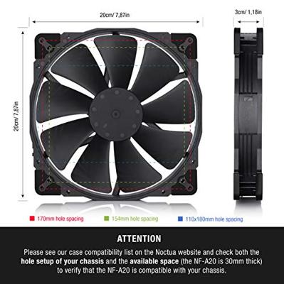 Noctua Casefan NF-A20-PWM chromax.black.swap - thumbnail