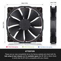 Noctua Casefan NF-A20-PWM chromax.black.swap - thumbnail