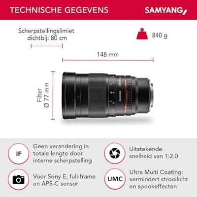 Samyang 135mm F/2.0 Sony E-mount