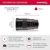 Samyang 135mm F/2.0 Sony E-mount - thumbnail