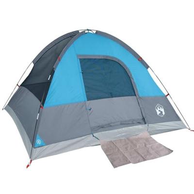 VidaXL Koepeltent 4-persoons waterdicht blauw VidaXL Koepeltent 4-persoons waterdicht blauw