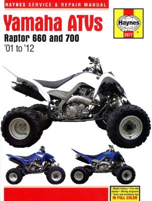 YamahaRaptor 660 & 700 ATVs(01 - 12) 2977