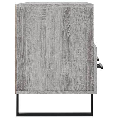 Tv-meubel 102x36x50 cm bewerkt hout grijs sonoma eikenkleurig