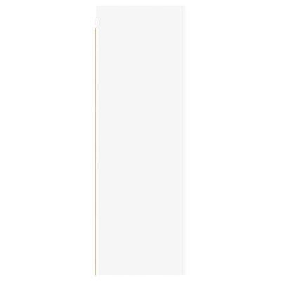 Tv-meubel 30,5x30x90 cm bewerkt hout wit