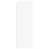 Tv-meubel 30,5x30x90 cm bewerkt hout wit - thumbnail