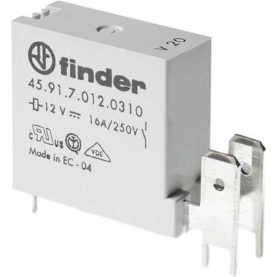 Finder 45.91.7.012.0311 Printrelais 12 V/DC 16 A 1x NO 1 stuk(s) Finder 45.91.7.012.0311 Printrelais 12 V/DC 16 A 1x NO 1 stuk(s)