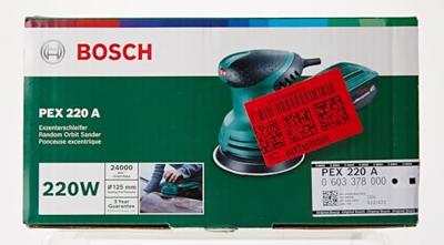 Bosch Groen PEX 220 A Excentrische schuurmachine 220 W Ø 125 mm - 0603378000 - thumbnail