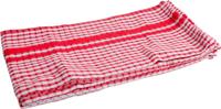 Handdoek, ft 50 x 70 cm, gewafeld, rood, pak van 3 stuks - thumbnail