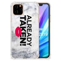 Apple iPhone 11 Pro Telefoonhoesje met tekst Already Taken White - thumbnail