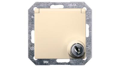 Siemens 5UB1906 Wandcontactdoos met randaarde Delta Wit Schakelmateriaal 1 stuk(s)