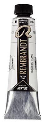 Rembrandt Acrylverf Tube 40 ml - Titaanwit 105