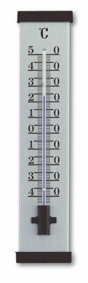 Buitenthermometer aluminium zwart 25 cm Buitenthermometer aluminium zwart 25 cm
