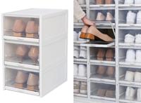 Stapelbare Schoenenorganiser - Set van 3 - Transparant - thumbnail