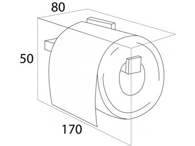 Tiger Items Toiletrolhouder 17x8x5 cm RVS Geborsteld Tiger Items Toiletrolhouder 17x8x5 cm RVS Geborsteld