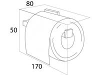 Tiger Items Toiletrolhouder 17x8x5 cm RVS Geborsteld - thumbnail