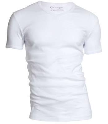 Garage T-Shirt V-neck semi bodyfit white (art 0302)