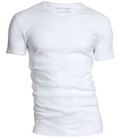 Garage T-Shirt V-neck semi bodyfit white (art 0302) - thumbnail
