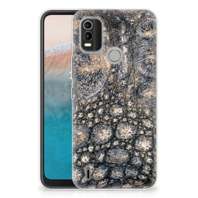 Nokia C21 Plus | TPU Hoesje | Krokodillenprint