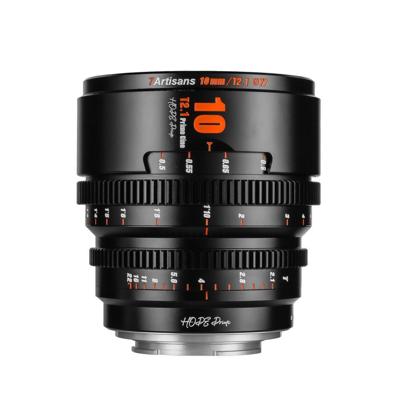 7artisans 10mm T2.1 Fuji (FX-mount) zwart