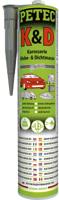 PETEC afdichtmiddel body sealant 310 ml gray - thumbnail
