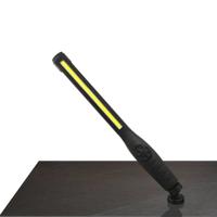 10W USB oplaadbare COB LED slanke werk licht met haak (zwart) - thumbnail