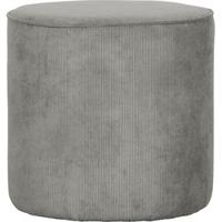 Woood Sara poef hoog rib Vergrijsd Groen - thumbnail