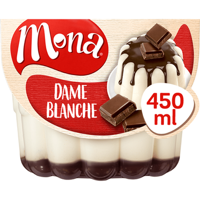 Mona Dame Blanche Pudding met Chocoladesaus bij Jumbo - thumbnail