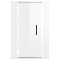 Tv-wandmeubel 40x34,5x60 cm hoogglans wit - thumbnail