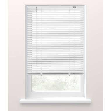 Fenstr jaloezie aluminium 25 mm wit - 120x180 cm - Leen Bakker