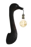 Light & Living Wandlamp 'Ostrich' 57cm, kleur Zwart - thumbnail