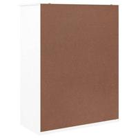 Schoenenkast ALTA 77x35x96 cm massief grenenhout wit - thumbnail